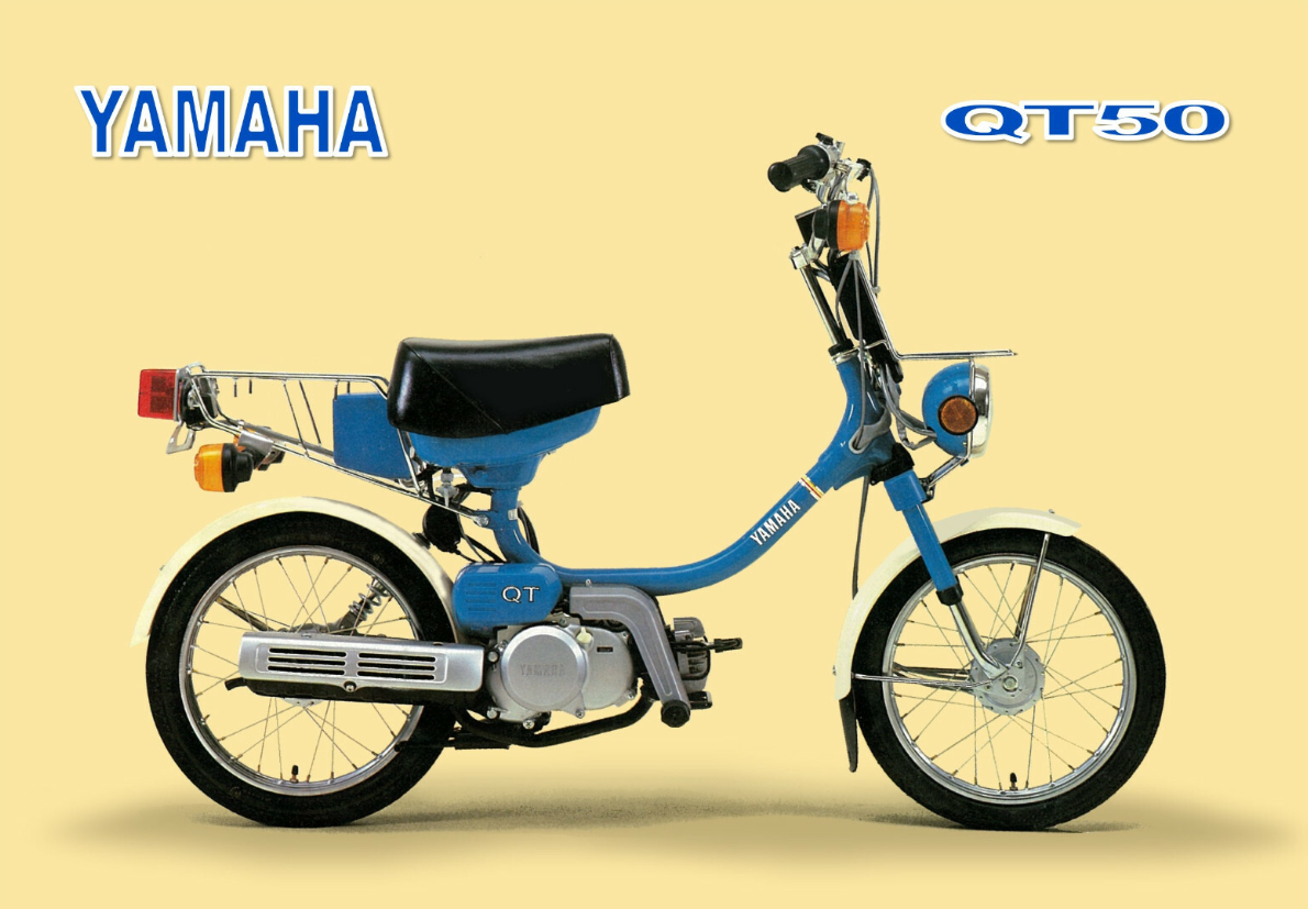 The Yamaha QT50 Shaft Drive Moped: Yamahopper - Mopeds.com
